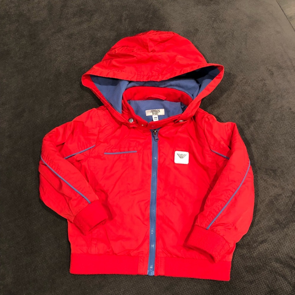 Armani baby windbreaker, size 24m
